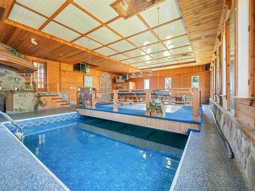 16 Rogers Avenue, Amherst, NS - Indoor Photo Showing Other Room With In Ground Pool