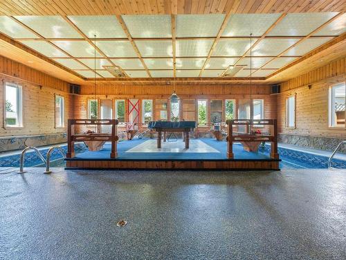 16 Rogers Avenue, Amherst, NS - Indoor Photo Showing Other Room With In Ground Pool