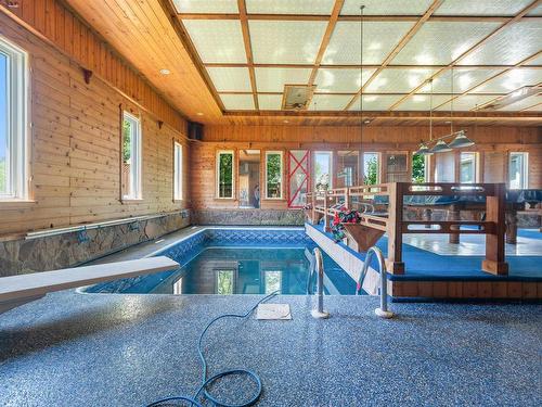16 Rogers Avenue, Amherst, NS - Indoor Photo Showing Other Room With In Ground Pool