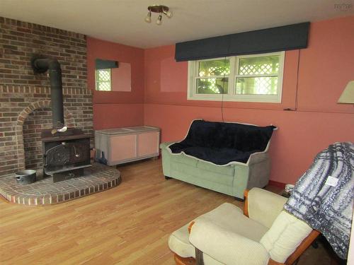 7 Circle Drive, Lake Echo, NS - Indoor Photo Showing Living Room With Fireplace