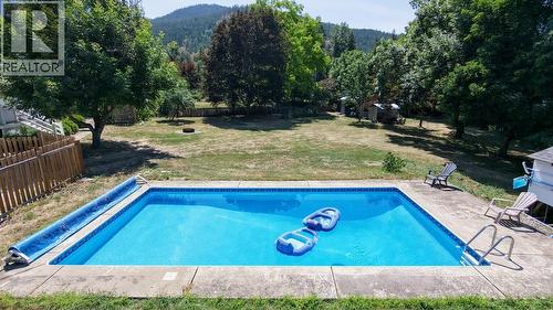 3467 Lockhart Crescent, Armstrong, BC - Outdoor With In Ground Pool With Deck Patio Veranda With Backyard