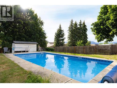 3467 Lockhart Crescent, Armstrong, BC - Outdoor With In Ground Pool With Backyard