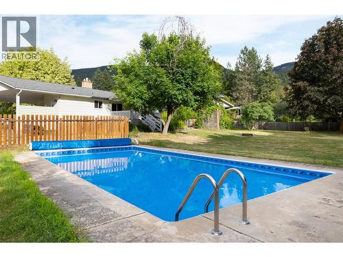 3467 Lockhart Crescent, Armstrong, BC - Outdoor With In Ground Pool With Deck Patio Veranda