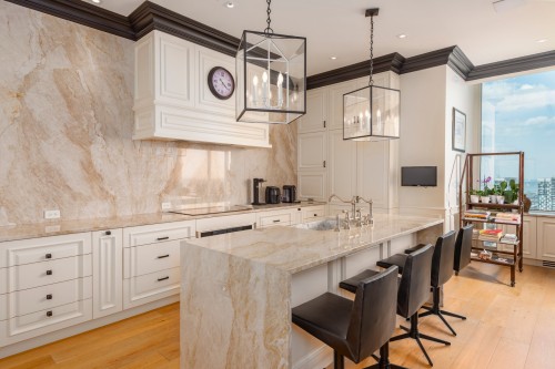 Kitchen - Ph-2-1455 Rue Sherbrooke O., Montréal (Ville-Marie), QC - Indoor Photo Showing Kitchen With Upgraded Kitchen