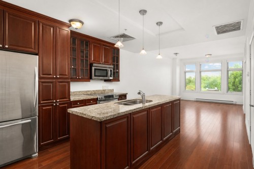 Cuisine - 303-205 Av. Victoria, Westmount, QC - Indoor Photo Showing Kitchen With Double Sink