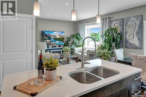 1049 Maplewood Drive, Moose Jaw, SK - Indoor Photo Showing Kitchen With Double Sink