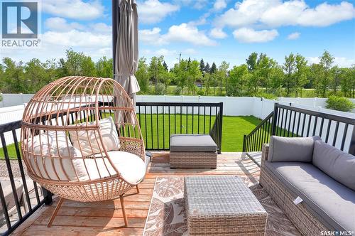 1049 Maplewood Drive, Moose Jaw, SK - Outdoor With Deck Patio Veranda With Exterior