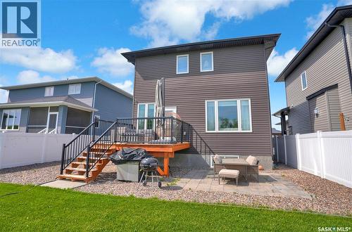 1049 Maplewood Drive, Moose Jaw, SK - Outdoor With Deck Patio Veranda With Exterior