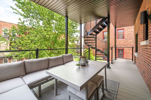 Patio - 5043 Rue De La Roche, Montréal (Le Plateau-Mont-Royal), QC - Outdoor With Deck Patio Veranda With Exterior