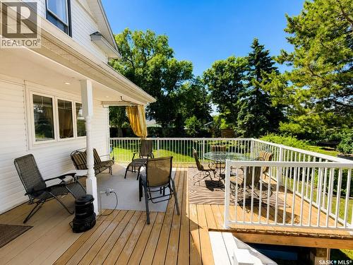 205 3Rd Avenue, Harris, SK - Outdoor With Deck Patio Veranda With Exterior