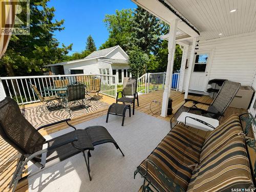 205 3Rd Avenue, Harris, SK - Outdoor With Deck Patio Veranda With Exterior