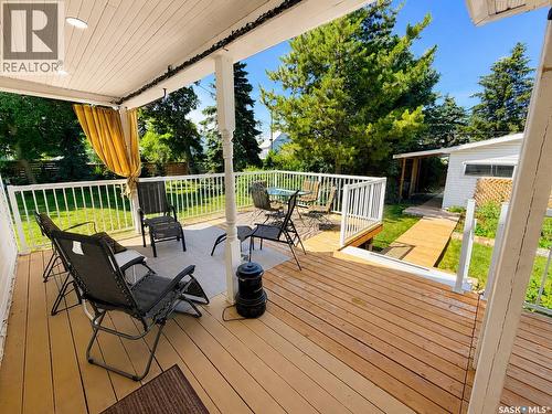 205 3Rd Avenue, Harris, SK - Outdoor With Deck Patio Veranda With Exterior