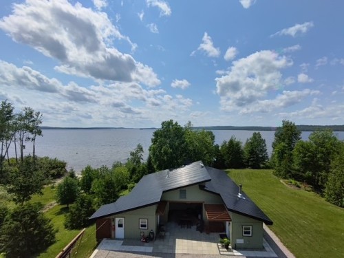 Front of Structure - 741 Ch. De Moffet-Latulipe, Moffet, QC - Outdoor With Body Of Water With View