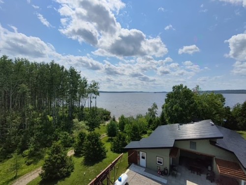 Overall view - 741 Ch. De Moffet-Latulipe, Moffet, QC - Outdoor With Body Of Water With View