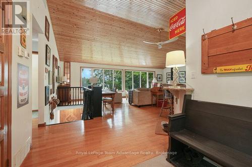 Hall to living room - 10 3Rd Concession Road, Carling, ON - Indoor Photo Showing Other Room