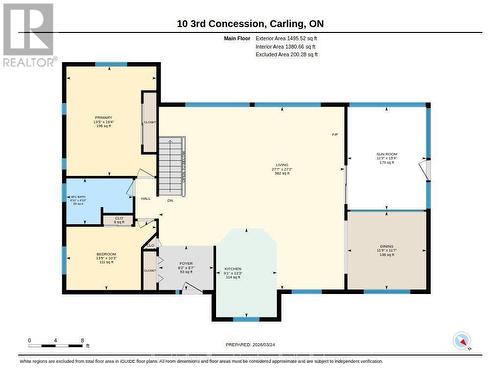 Floor Plan Main - 10 3Rd Concession Road, Carling, ON - Other