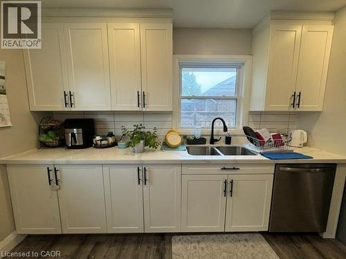49 Edinburgh Road Unit# Main, Kitchener, ON - Indoor Photo Showing Kitchen With Double Sink