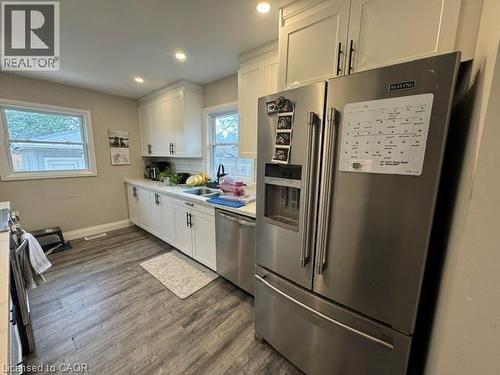 49 Edinburgh Road Unit# Main, Kitchener, ON - Indoor Photo Showing Kitchen With Stainless Steel Kitchen With Double Sink