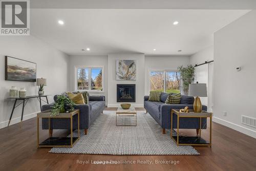 32 Fraser Drive, Quinte West (Sidney Ward), ON - Indoor Photo Showing Living Room With Fireplace