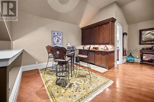 Custom Wet Bar in the Entertainment Loft - 10090 Pineview Trail, Milton, ON - Indoor