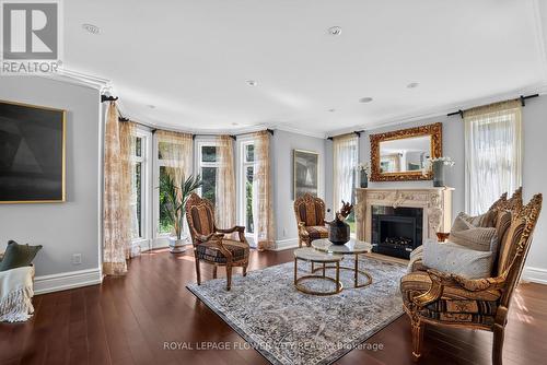 1 Flaherty Lane, Caledon, ON - Indoor Photo Showing Living Room With Fireplace