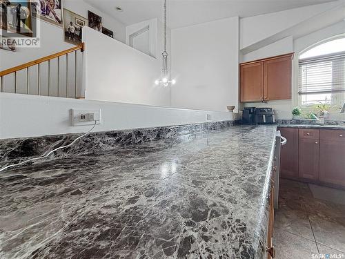 731 Adamson Crescent, Shellbrook, SK - Indoor Photo Showing Kitchen With Double Sink