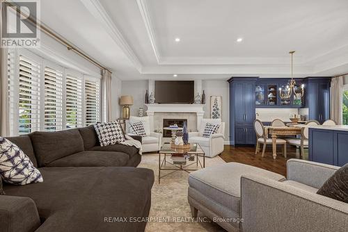 302 Harmony Road, Hamilton, ON - Indoor Photo Showing Living Room With Fireplace