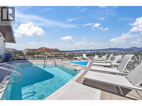 2040 Springfield Road Unit# 1407, Kelowna, BC - Outdoor With In Ground Pool With View