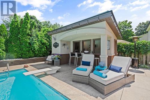 608 Moorelands Crescent, Milton, ON - Outdoor With In Ground Pool With Deck Patio Veranda