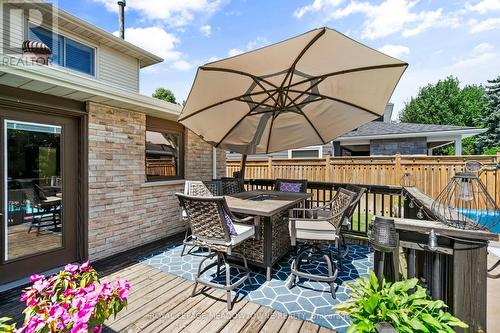 608 Moorelands Crescent, Milton, ON - Outdoor With Deck Patio Veranda With Exterior