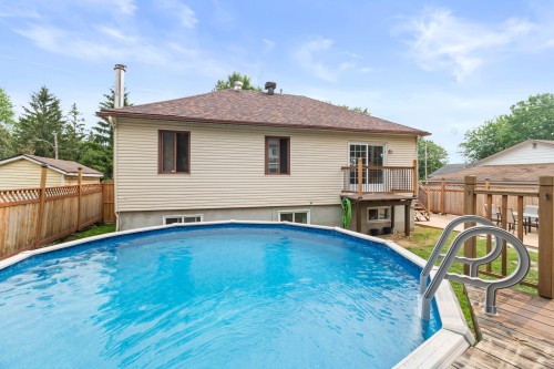 Pool - 236 23E Avenue, Deux-Montagnes, QC - Outdoor With Above Ground Pool With Exterior