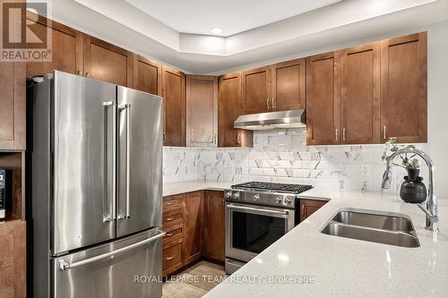 619 Geranium Walk, Ottawa, ON - Indoor Photo Showing Kitchen With Stainless Steel Kitchen With Double Sink