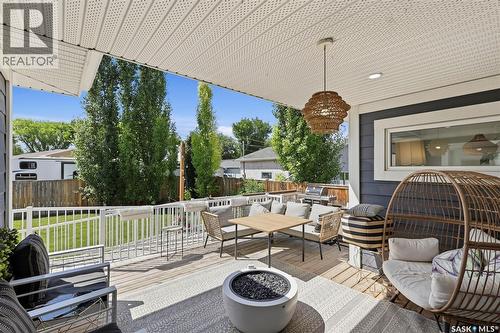 1521 10Th Avenue N, Saskatoon, SK - Outdoor With Deck Patio Veranda With Exterior