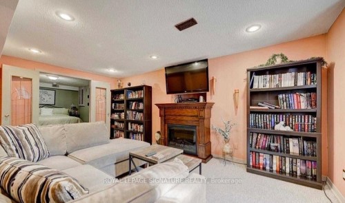 608 Springview Drive, Pickering, ON - Indoor With Fireplace