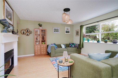 2165 Maple Ave, Sooke, BC - Indoor Photo Showing Living Room With Fireplace