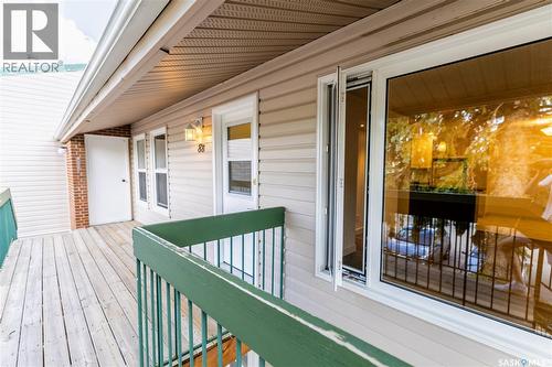 8 B Nollet Avenue, Regina, SK - Outdoor With Deck Patio Veranda With Exterior