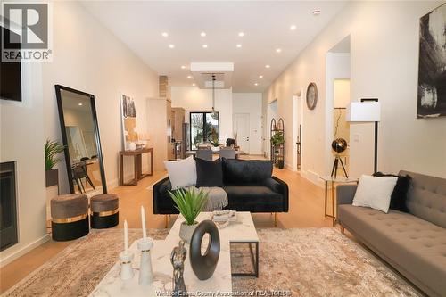 654 Lily Mac, Windsor, ON - Indoor Photo Showing Living Room With Fireplace