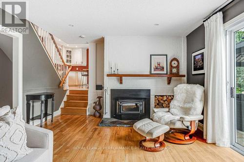 Family Room - 108 Condor Drive, Ottawa, ON - Indoor Photo Showing Living Room With Fireplace