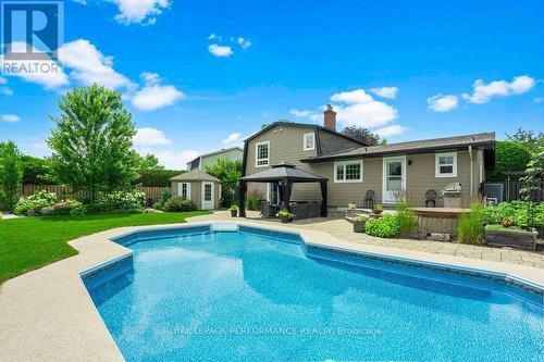 Backyard - 108 Condor Drive, Ottawa, ON - Outdoor With In Ground Pool With Deck Patio Veranda With Backyard