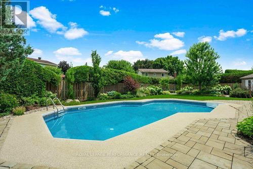 Backyard - 108 Condor Drive, Ottawa, ON - Outdoor With In Ground Pool With Backyard