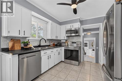 1749 Shawnee, Tecumseh, ON - Indoor Photo Showing Kitchen With Double Sink