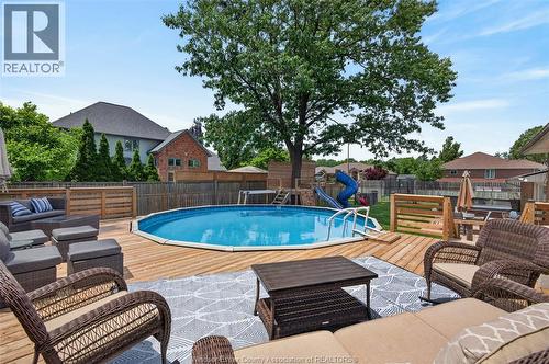 1749 Shawnee, Tecumseh, ON - Outdoor With Above Ground Pool