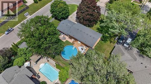 1749 Shawnee, Tecumseh, ON - Outdoor With In Ground Pool With View