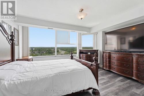 Master bed - 1207 - 7 Gale Crescent, St. Catharines (E. Chester), ON - Indoor Photo Showing Bedroom