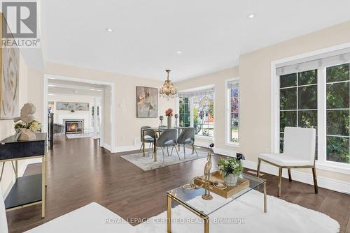 5890 Tampico Way, Mississauga, ON - Indoor Photo Showing Living Room With Fireplace