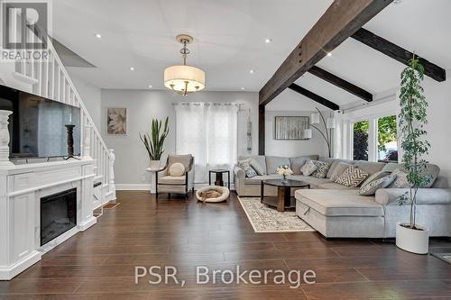 505 Main Street E, Shelburne, ON - Indoor Photo Showing Living Room With Fireplace