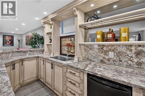160 Wills Crescent, Binbrook, ON - Indoor Photo Showing Kitchen With Upgraded Kitchen