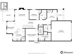 Main level floor plan - 