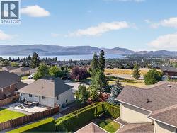 Views of the lake, mountains, city & bridge - 
