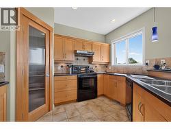 With a large corner pantry - 